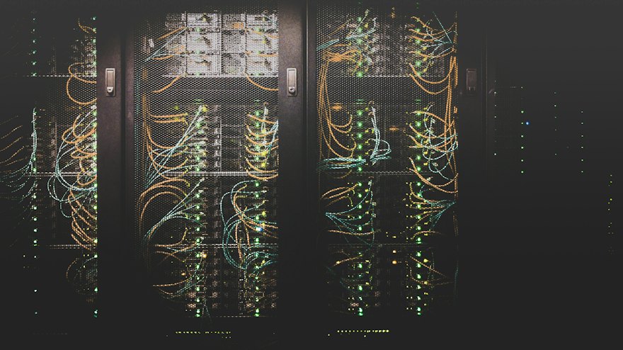 Modern datacenter corridor with server racks